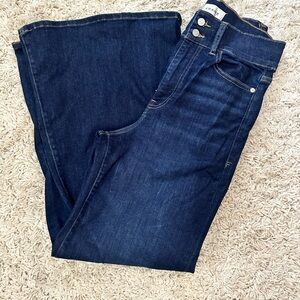 High waist wide leg jeans